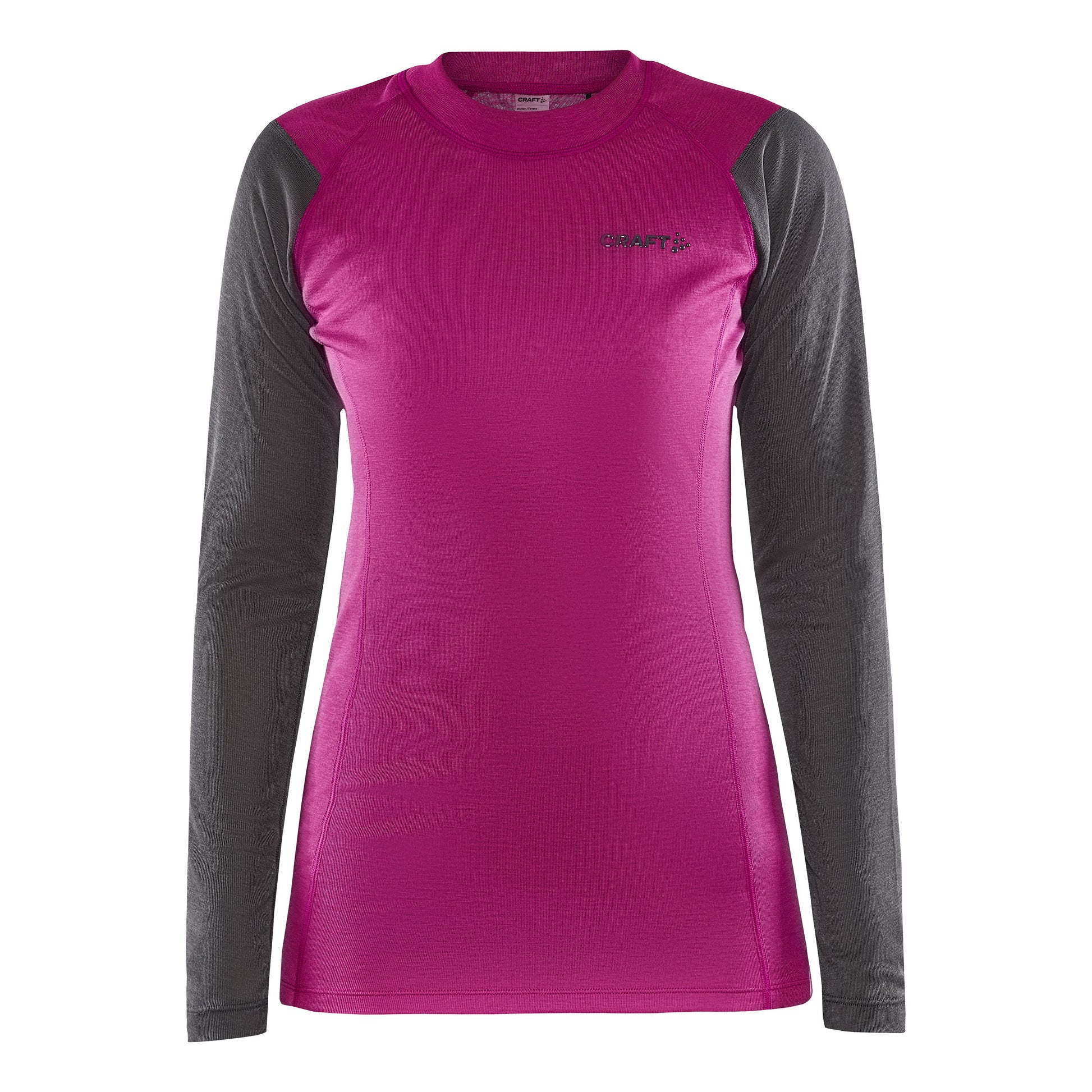 Craft Core Warm Baselayer Haut manches longues Femmes - berry, gris