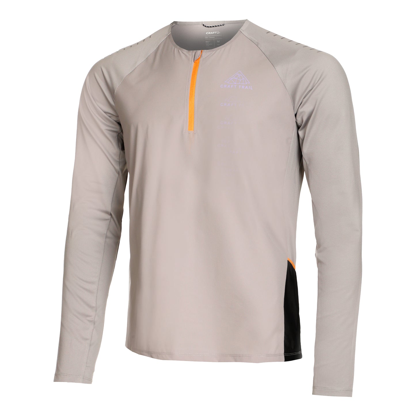 Craft Pro Trail Wind Top de course Hommes - gris,