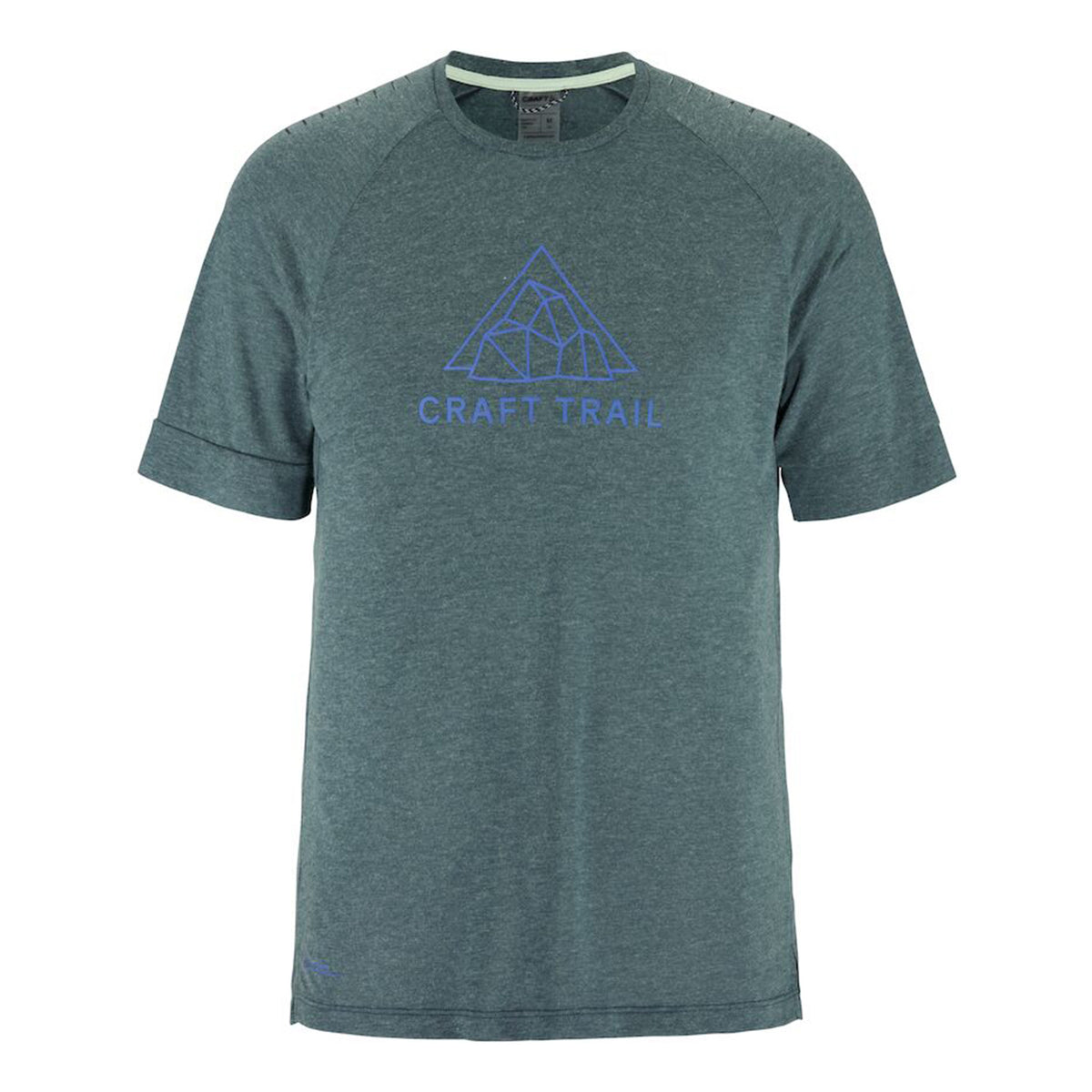 Craft Pro Trail Wool Maillot De Course Hommes-Bleu Gris