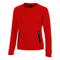 Crew Sweatshirt Sweat-shirt Femmes-Rouge