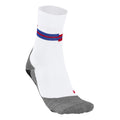 RU5 Race Chaussettes De Running Hommes-Blanc