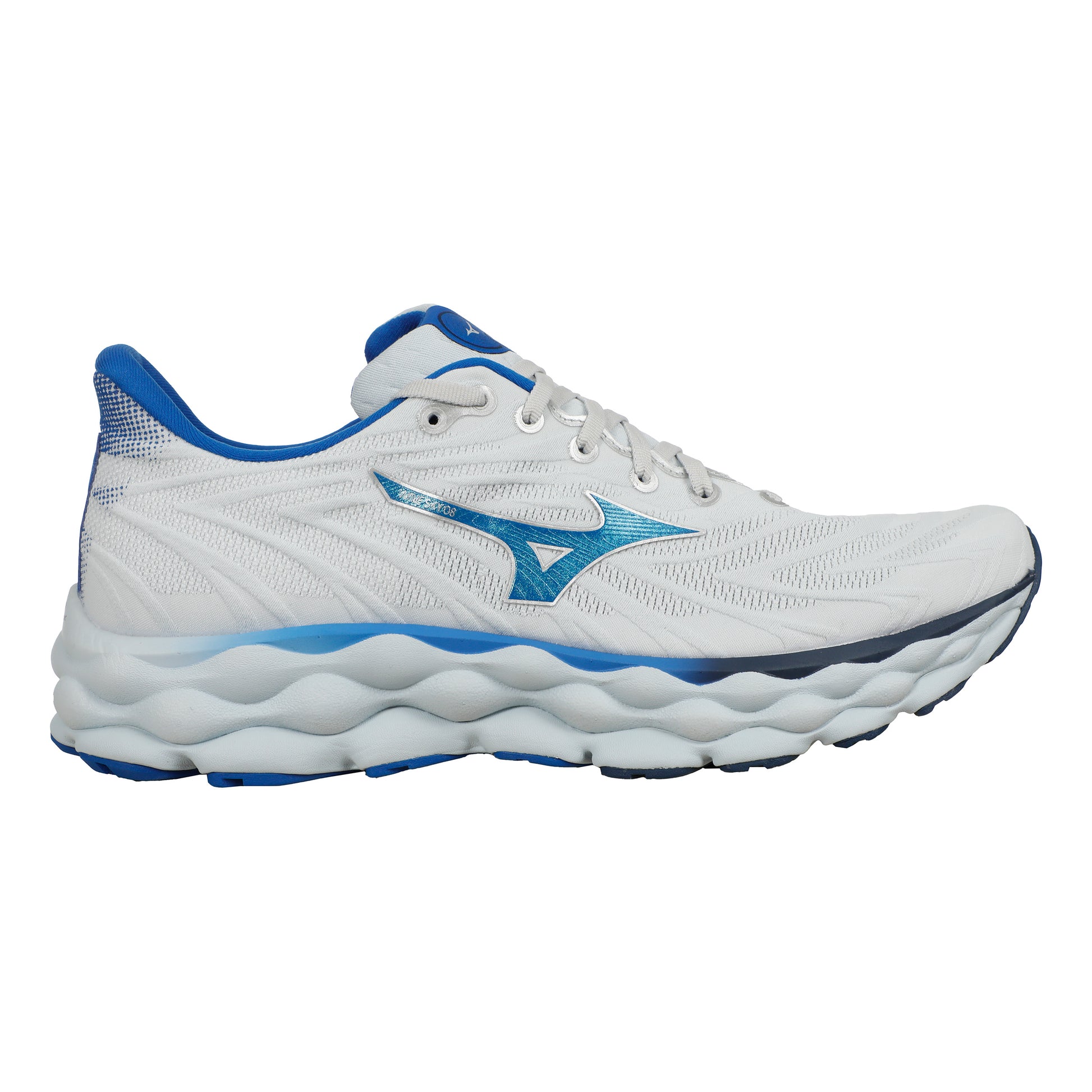 Mizuno Wave Sky 8 Chaussure de running sans stabilisateurs Hommes - bleu clair, bleu