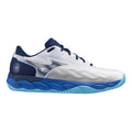 Wave Enforce Court Chaussure terre battue Hommes - blanc, bleu