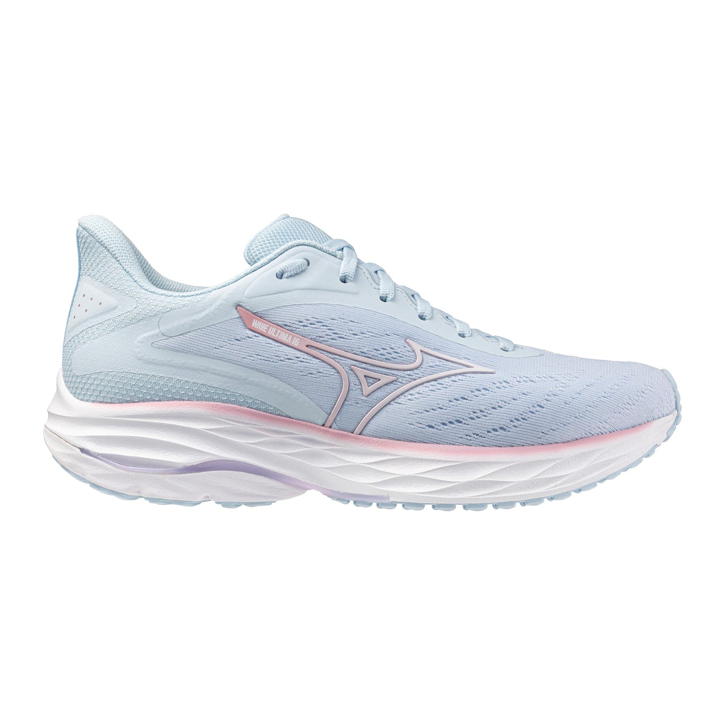 Mizuno Wave Ultima 16 Chaussure De Running Sans Stabilisateurs Femmes-Bleu Clair,Rosé