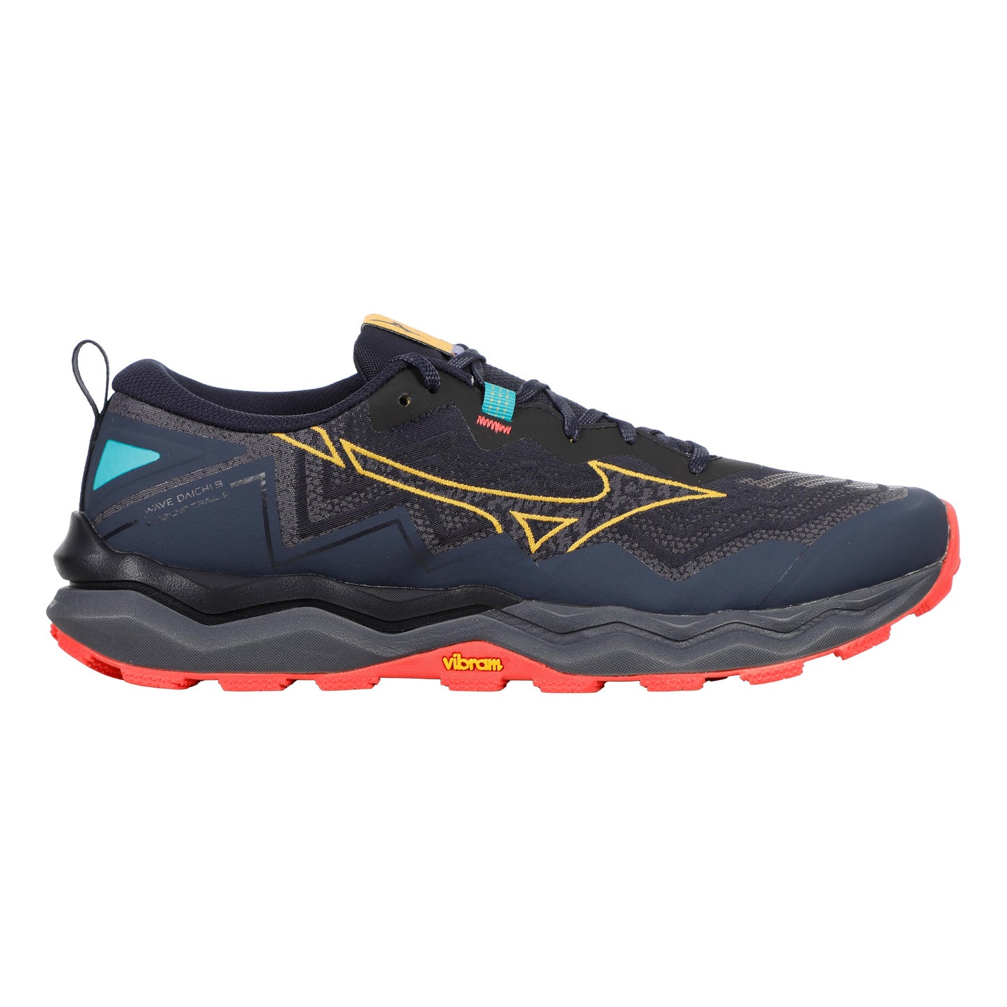 Mizuno Wave Daichi 9                       Chaussure trail Hommes-bleu foncé, jaune