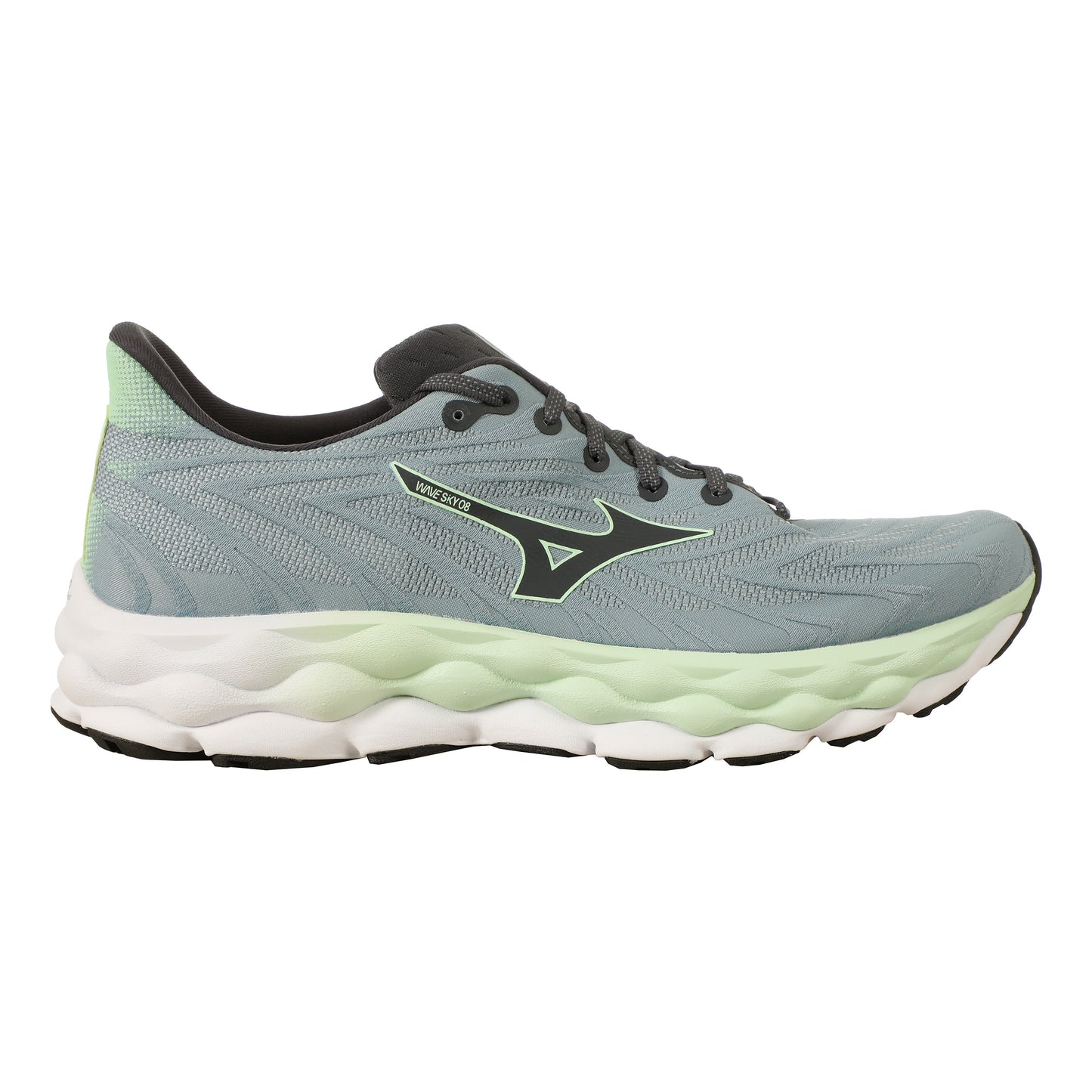 Mizuno Wave Sky 8 Chaussure de running sans stabilisateurs Hommes - bleu petrol, vert