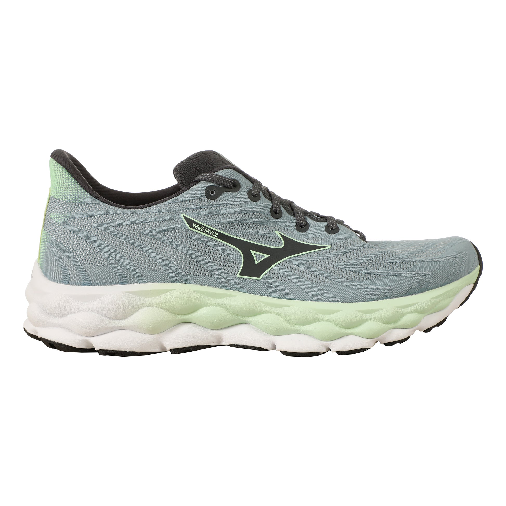 Mizuno Wave Sky 8 Chaussure de running sans stabilisateurs Hommes - bleu petrol, vert