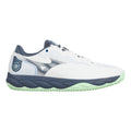 Wave Enforce Court Chaussure Terre Battue Hommes-Blanc,Bleu Gris
