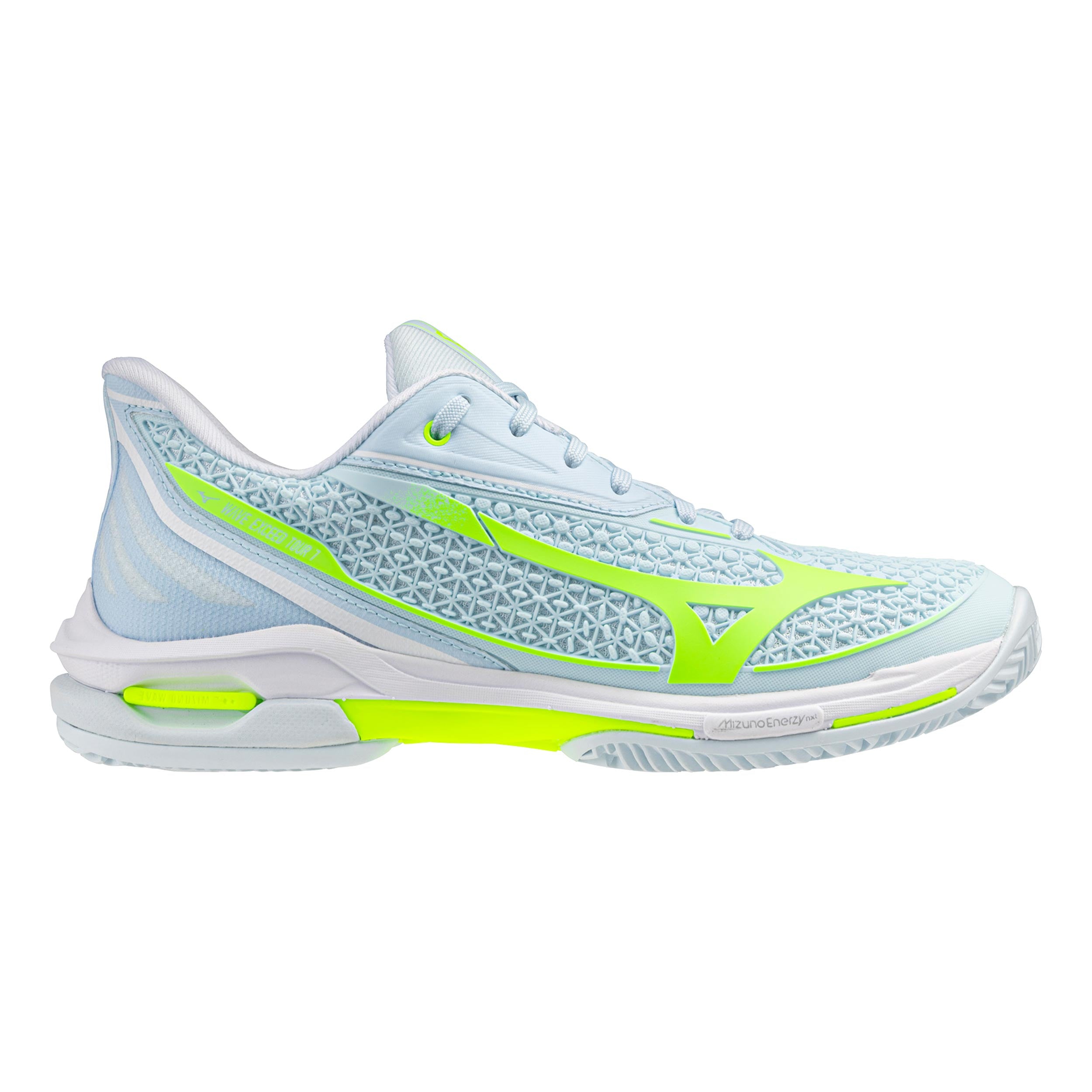 靴 BT Wave Exceed Tour 7 Chaussure terre battue Femmes - blanc, bleu