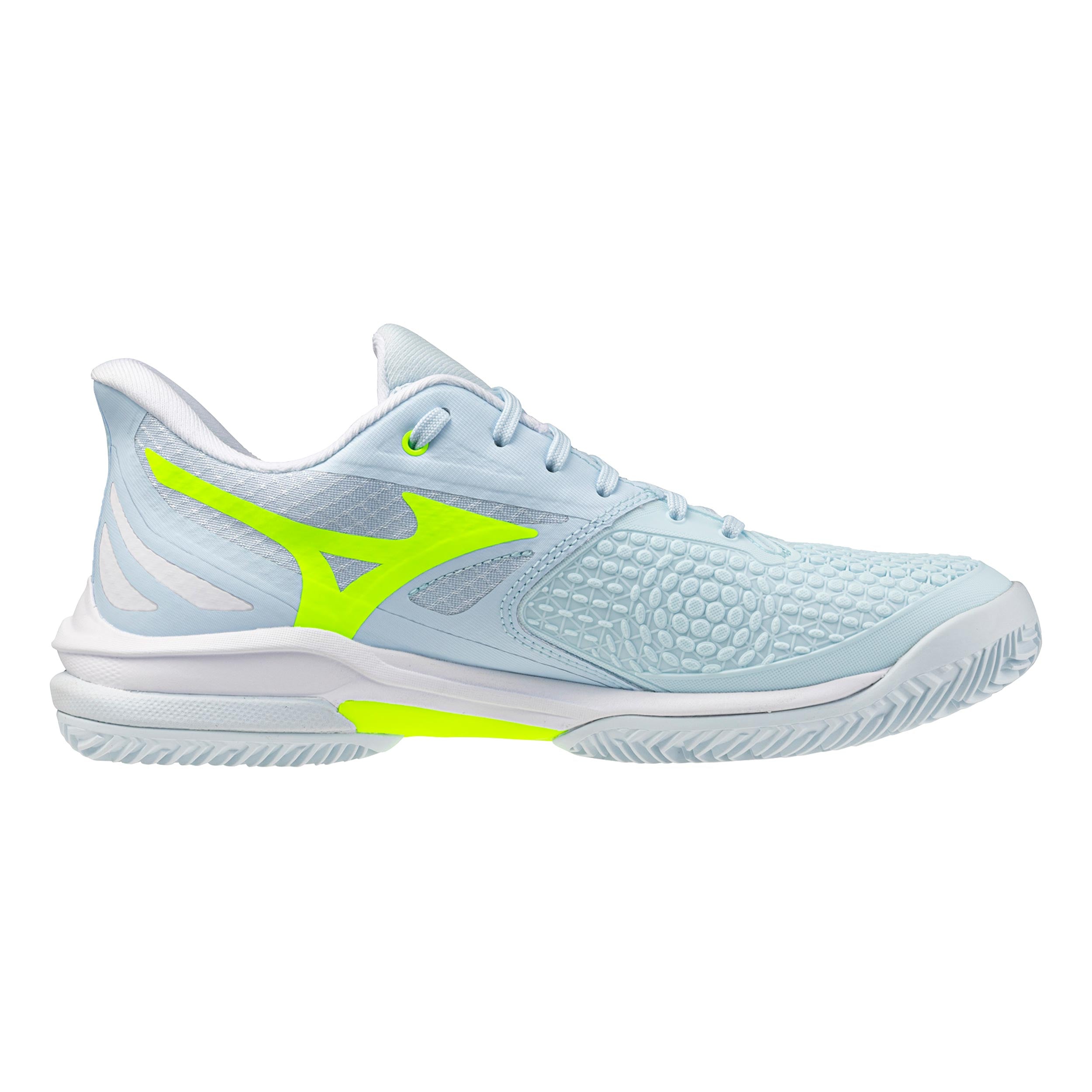 靴 BT Wave Exceed Tour 7 Chaussure terre battue Femmes - blanc, bleu