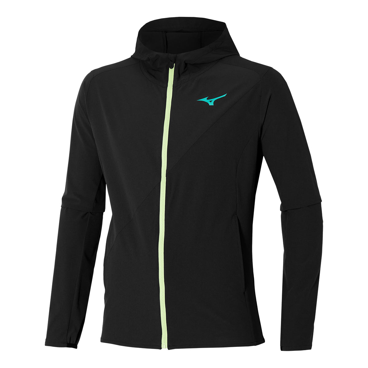 Mizuno Mugen Hooded Veste de survêtement Hommes - noir,