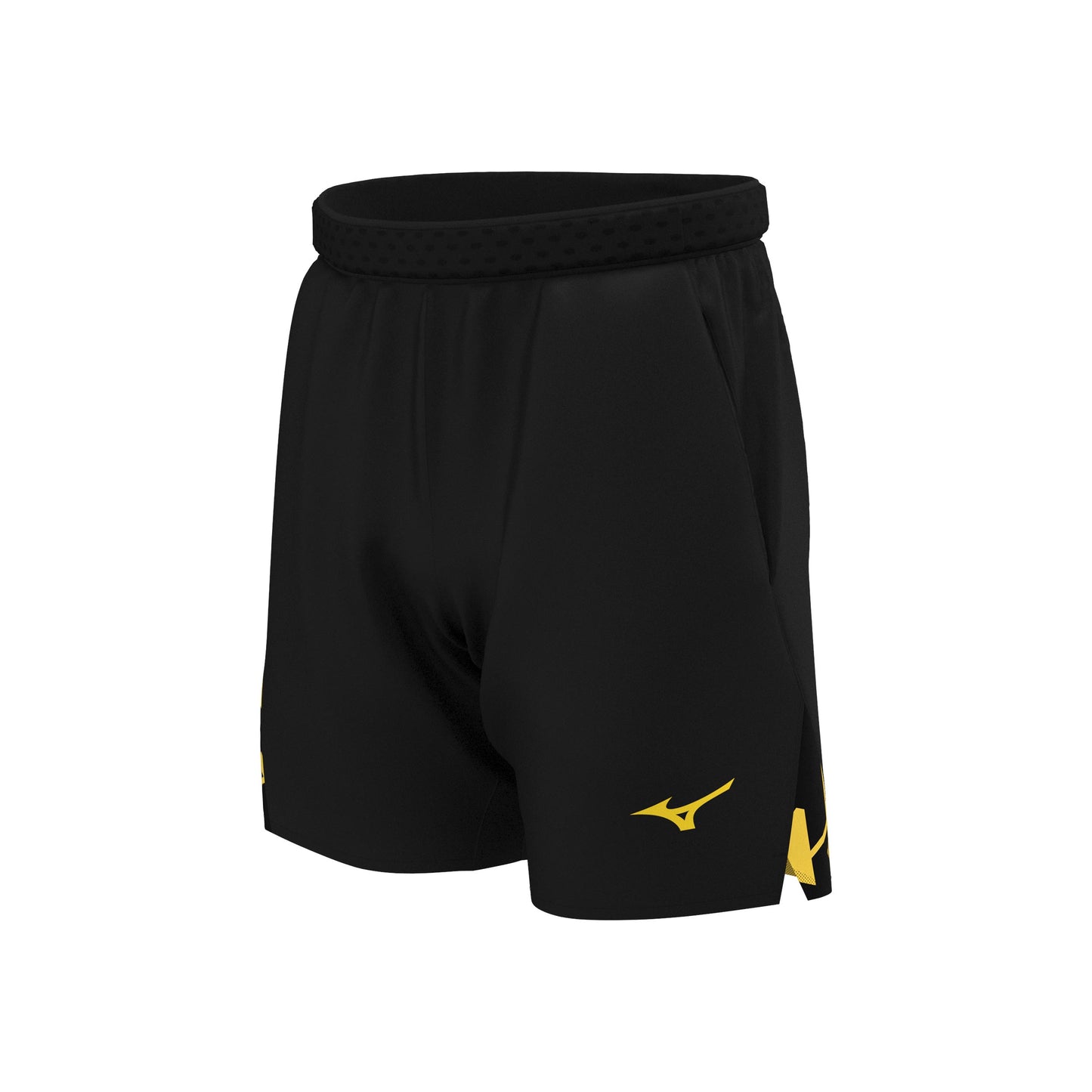 Mizuno Daybreakers Amplify 8in Shorts Hommes-Noir,Jaune