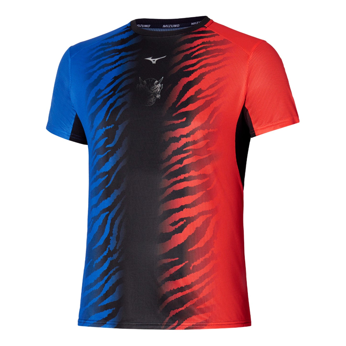 Mizuno DryAeroFlow Graphic Maillot de course Hommes - noir, rouge