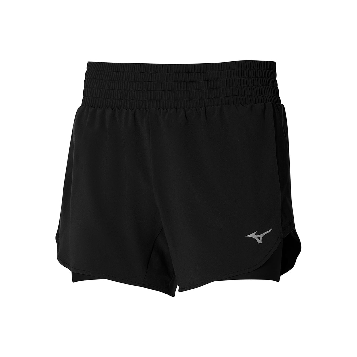 Mizuno 2in1 4.5 Short De Running Femmes-Noir