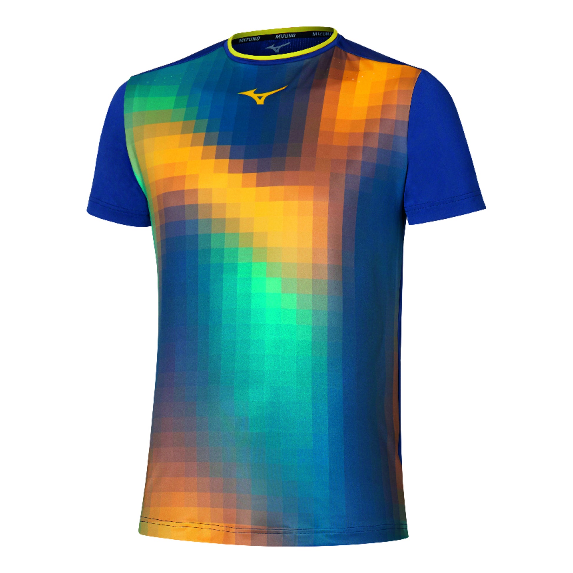 Mizuno Frontier Shadow Graphic T-shirt Hommes-Bleu