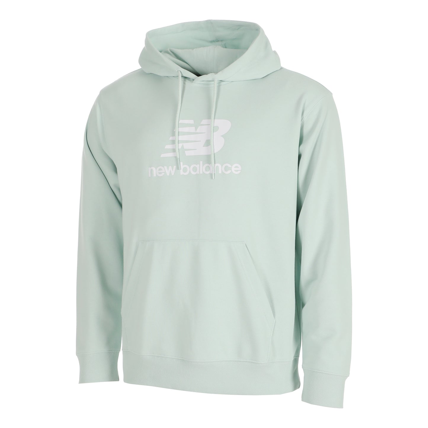 New Balance French Terry Logo Hoodie Sweat À Capuche Hommes-Sauge