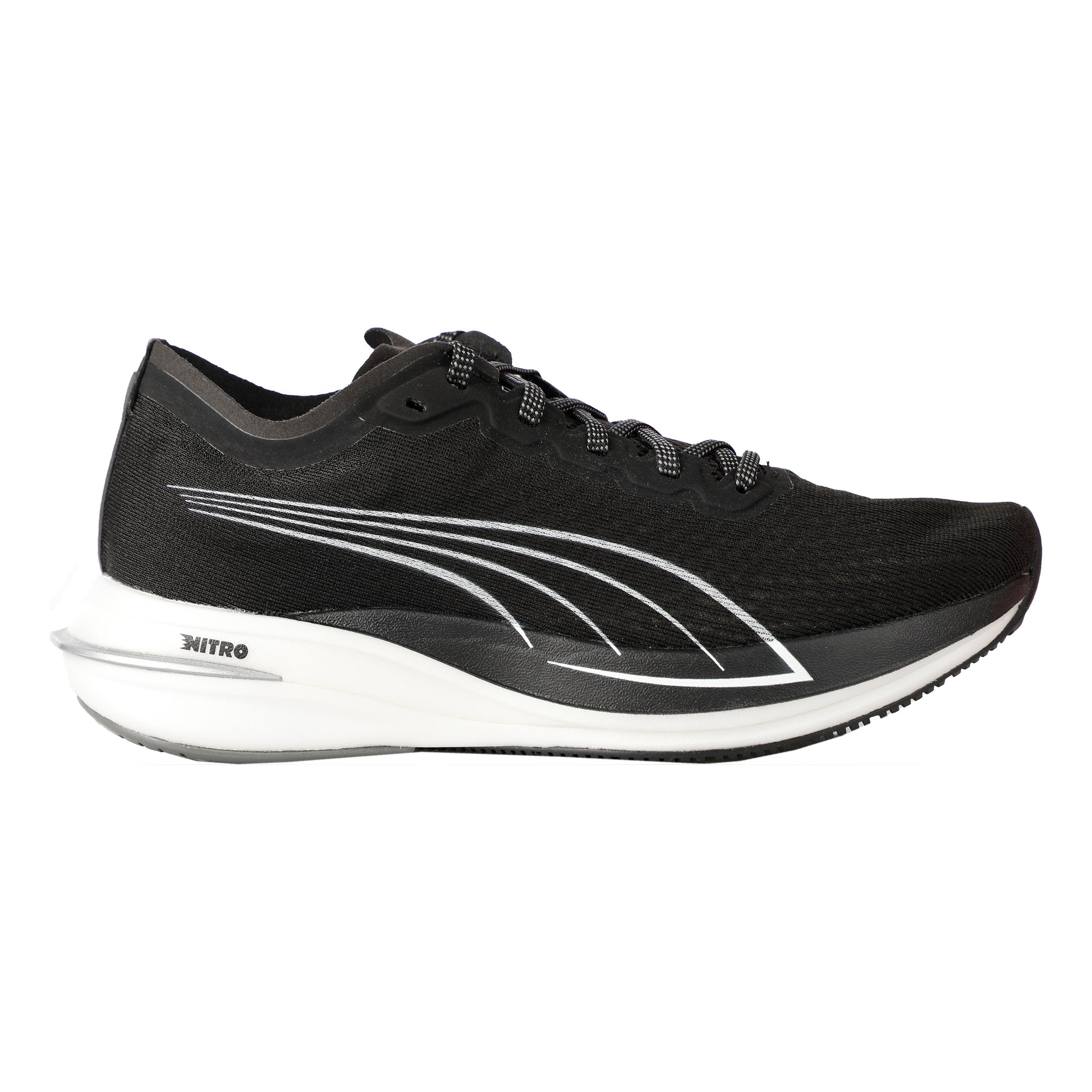 Puma Deviate Nitro Chaussure De Running Sans Stabilisateurs Femmes-Noir,Blanc