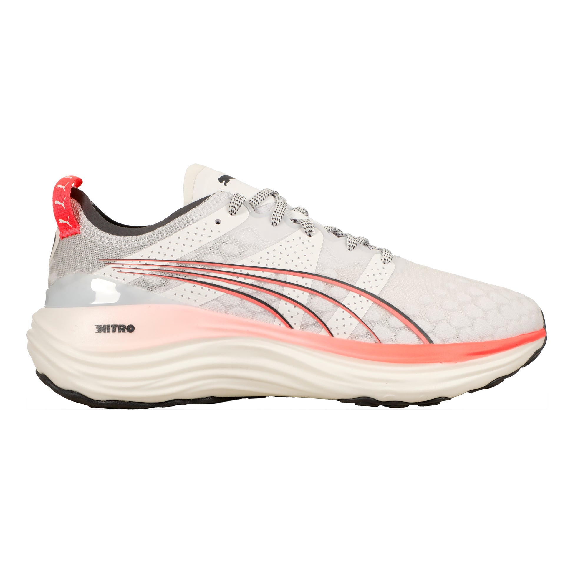 Puma ForeverRun Nitro Chaussure De Running Avec Stabilisateurs Femmes-Blanc,Rouge