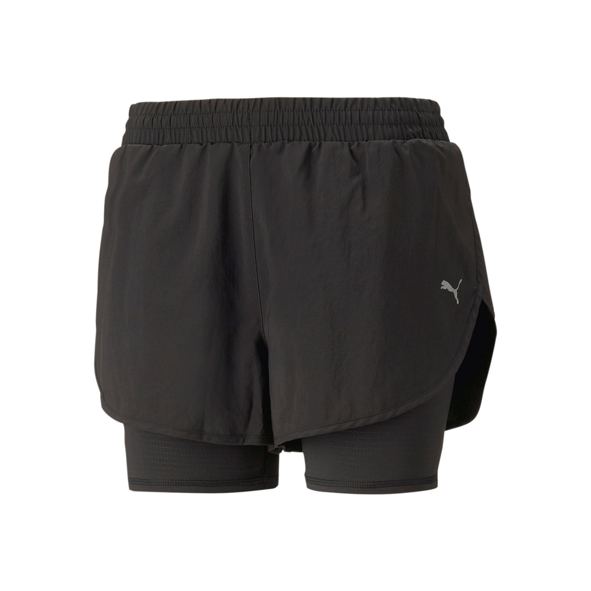 Puma Run Favorite Woven 2in1 3in Short De Running Femmes-Noir