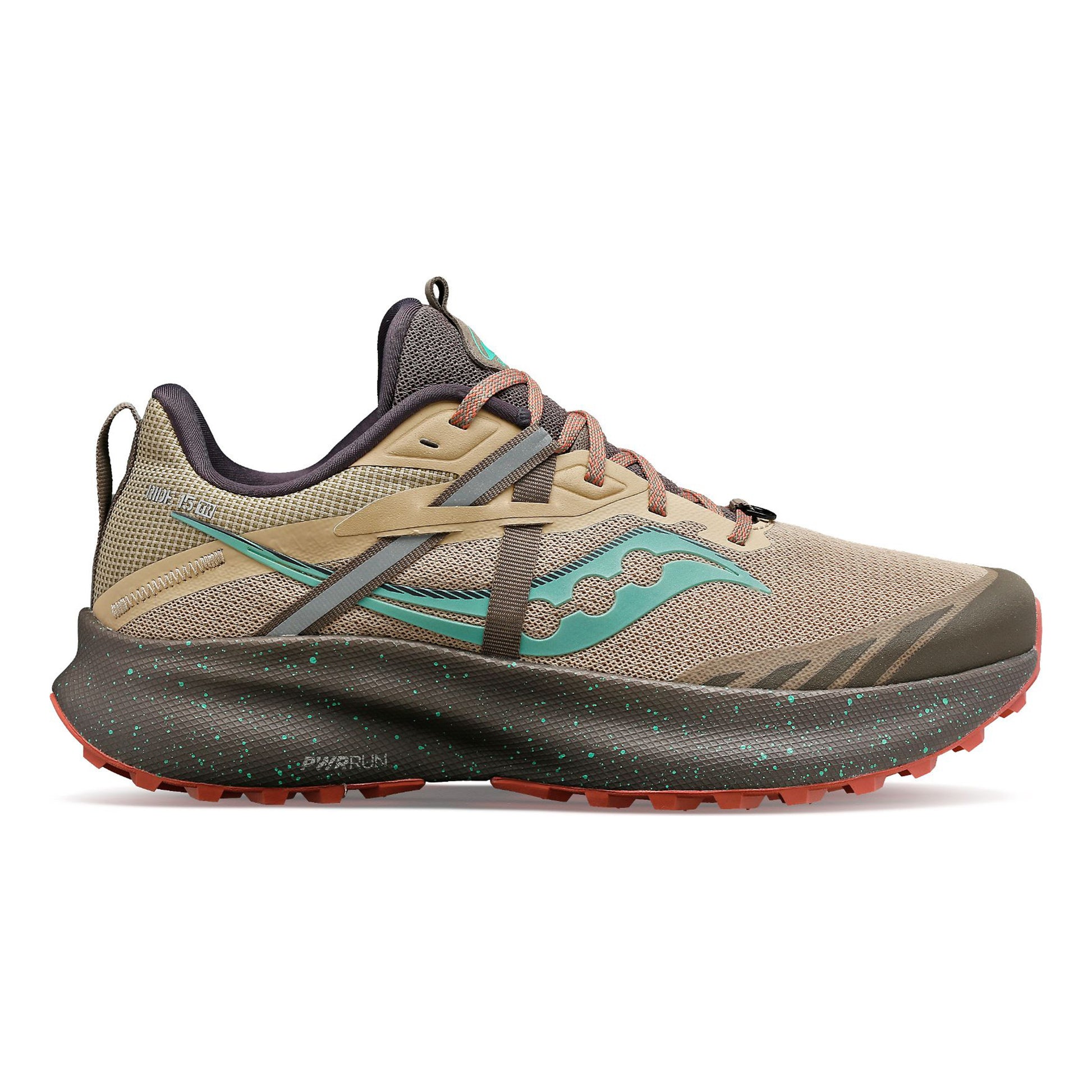 Saucony Ride 15 TR Chaussure Trail Femmes-Marron,Turquoise