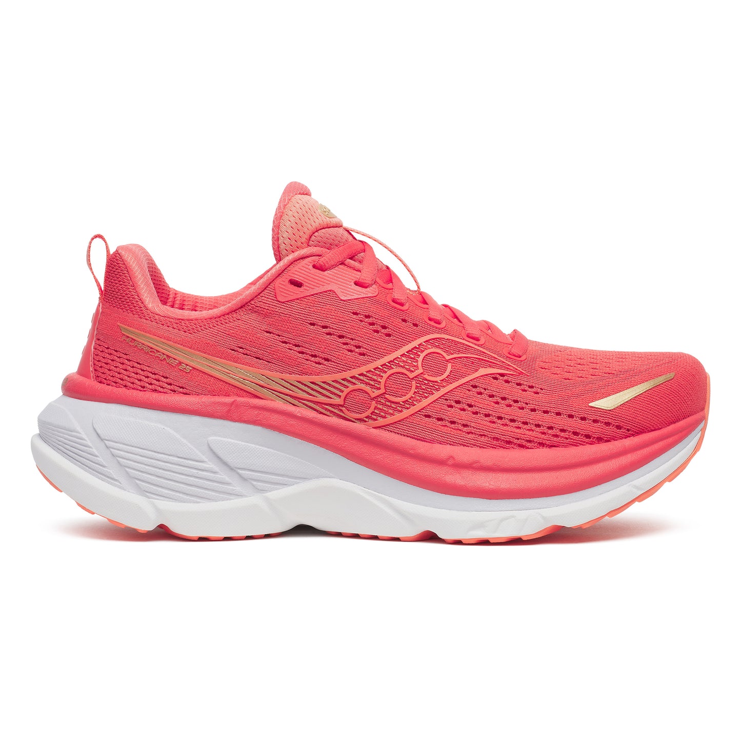 Saucony Hurricane 25 Chaussure de running avec stabilisateurs Femmes-corail, violet