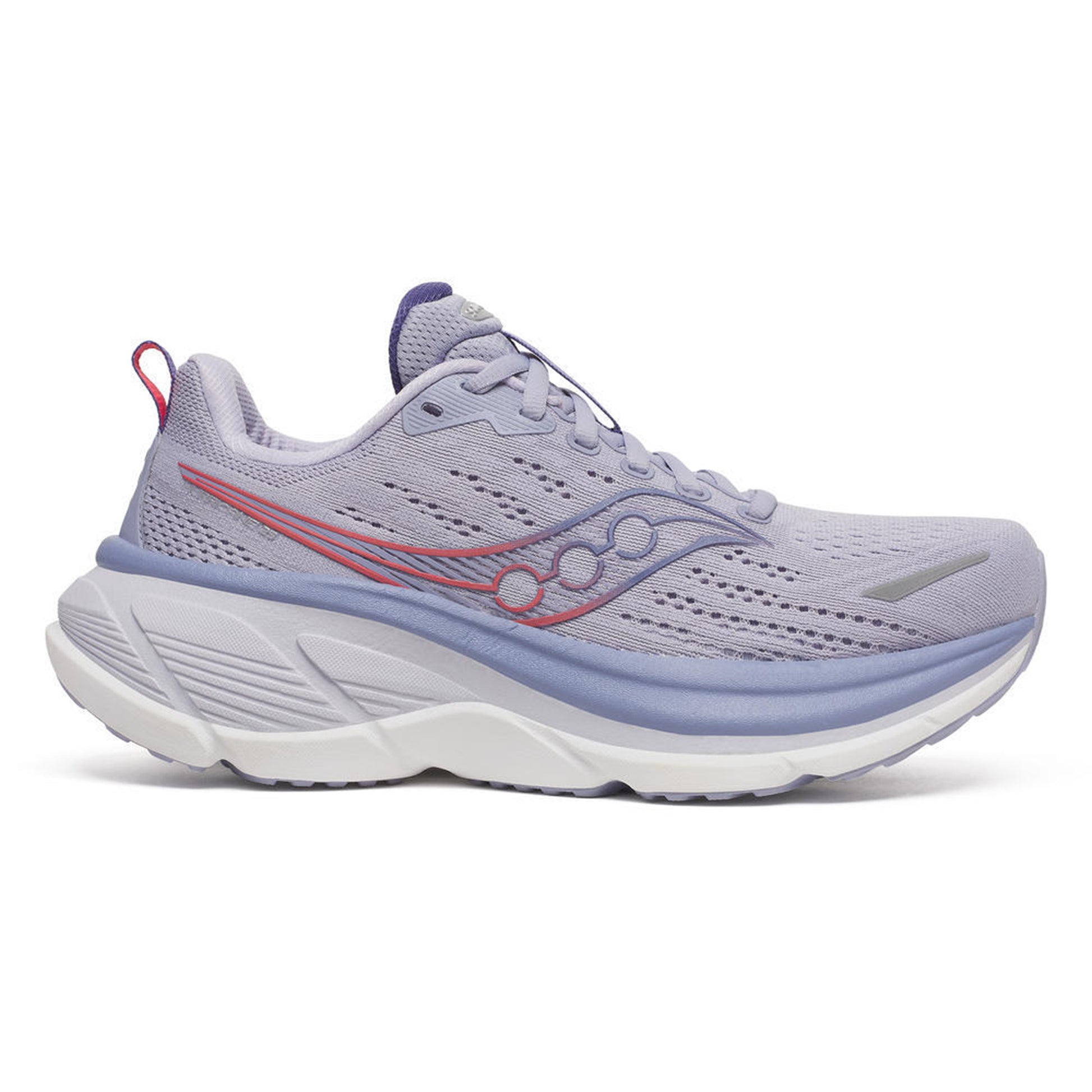 Saucony Hurricane 25 Chaussure de running avec stabilisateurs Femmes-violet, gris clair