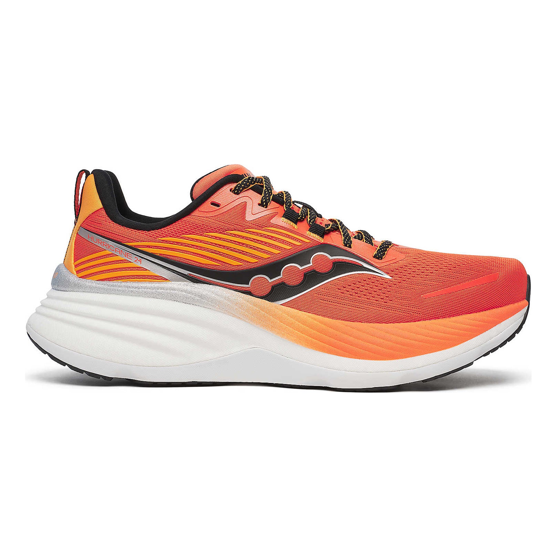 Saucony Hurricane 24 Chaussure de running avec stabilisateurs Hommes - rouge, orange