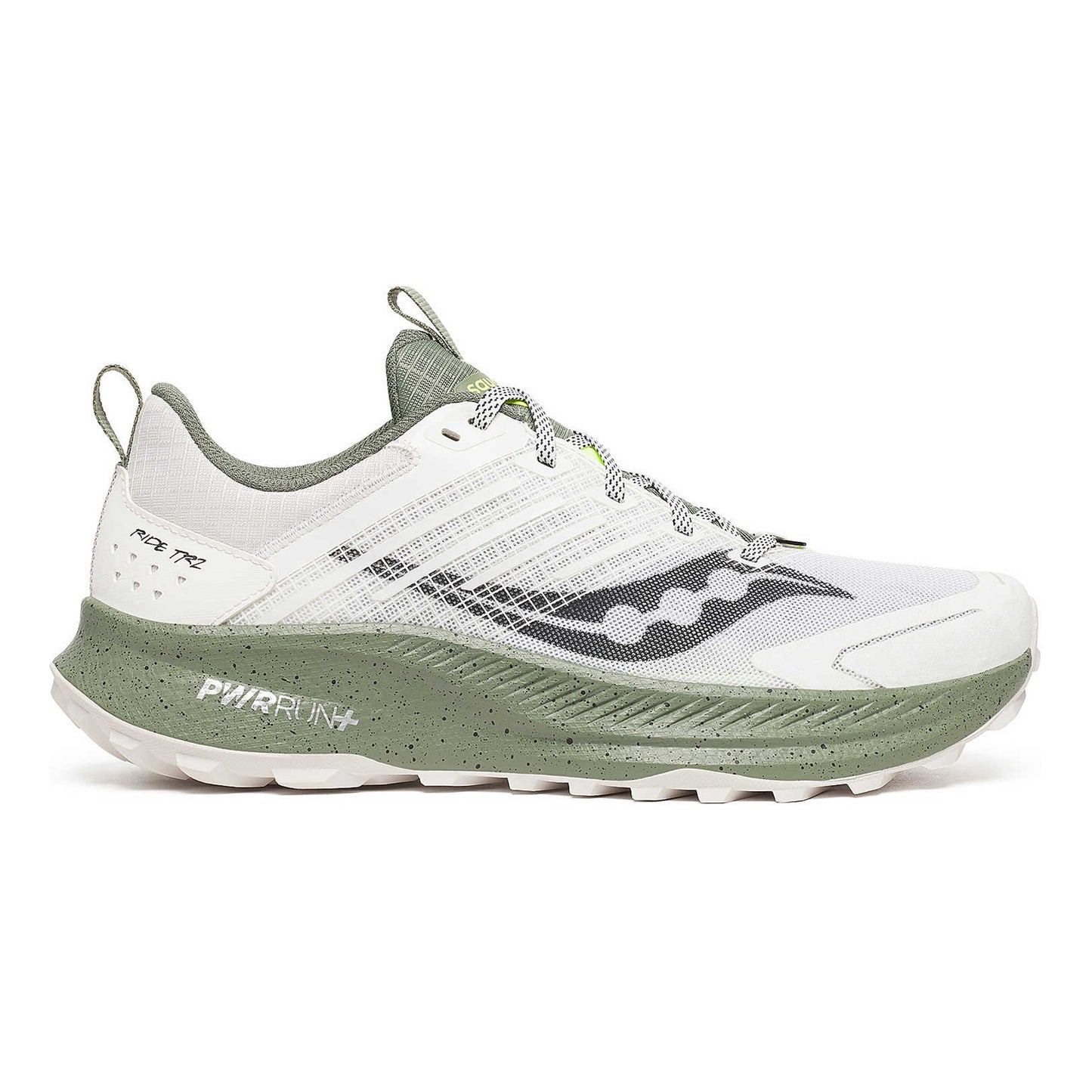 Saucony Ride TR2 Chaussure trail Hommes-blanc, vert olive
