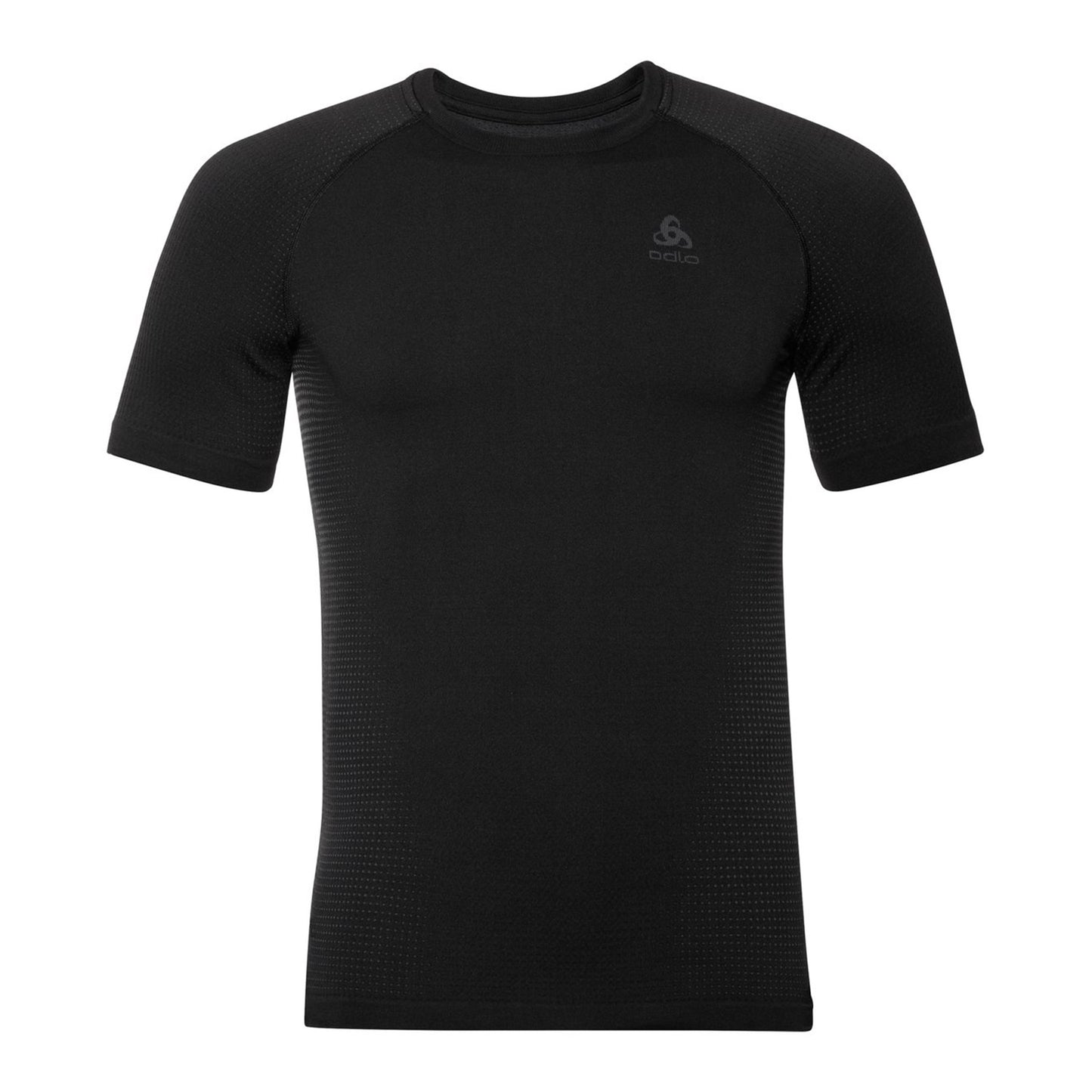 Odlo Performance Warm Eco BI Top Crew Neck T-shirt Hommes-Noir