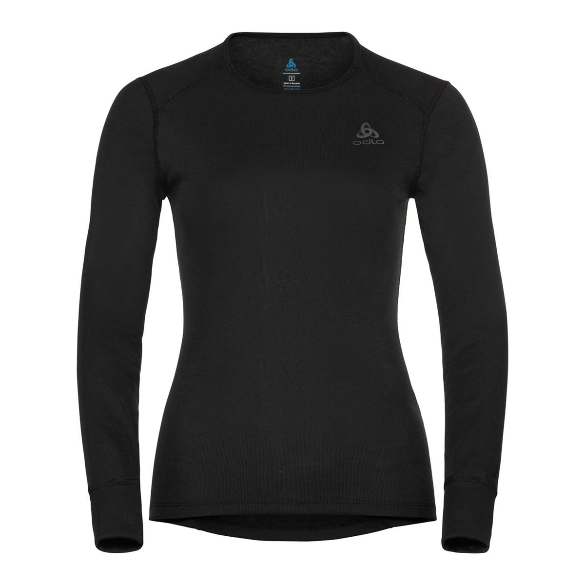 Odlo Active Warm Eco BI Top Crew Neck Haut Manches Longues Femmes-Noir