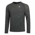Crew Neck Essential Seamless Haut Manches Longues Hommes-Gris