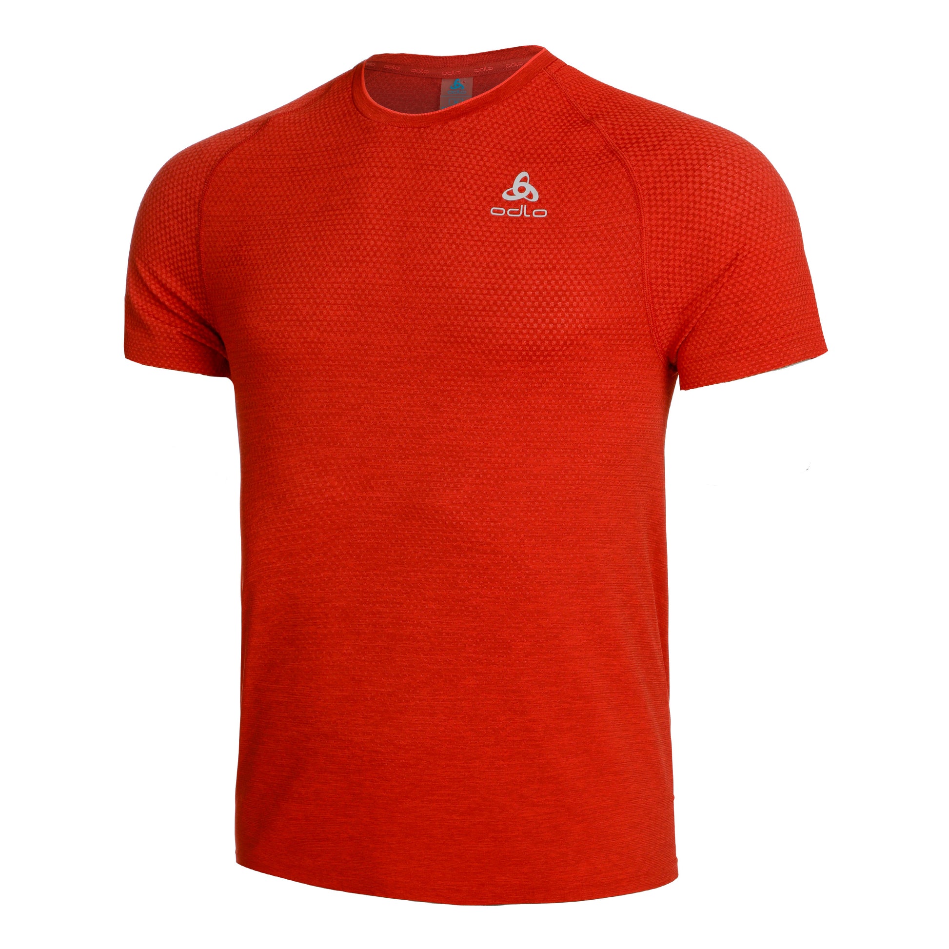 Odlo Essential Seamless Maillot de course Hommes - rouge,