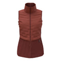 Zeroweight Insulator Gilets de course Femmes - rouge, berry