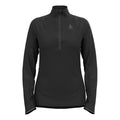 Zeroweight Ceramiwarm Reflective Mid Layer Half-Zip Top De Course Femmes-Noir