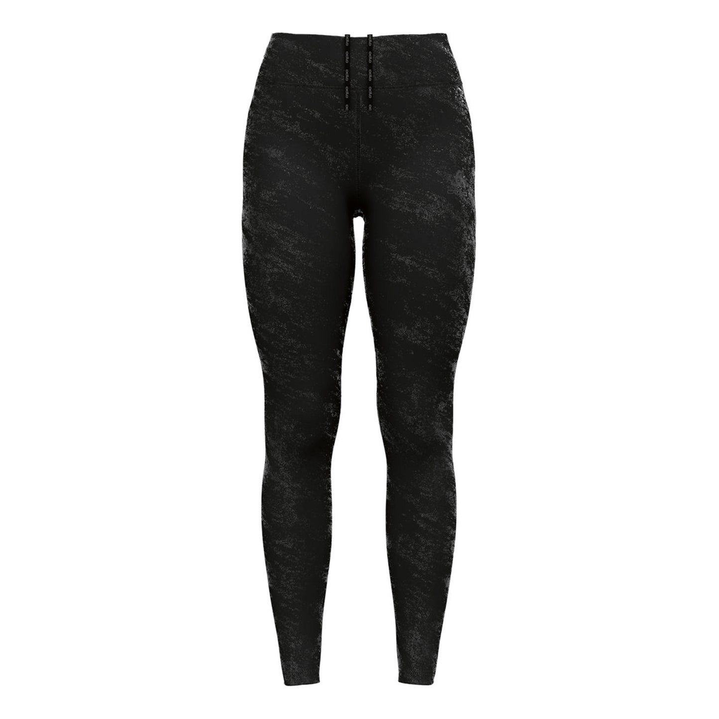 Odlo Zeroweight Print Reflective Collant De Course Femmes-Noir