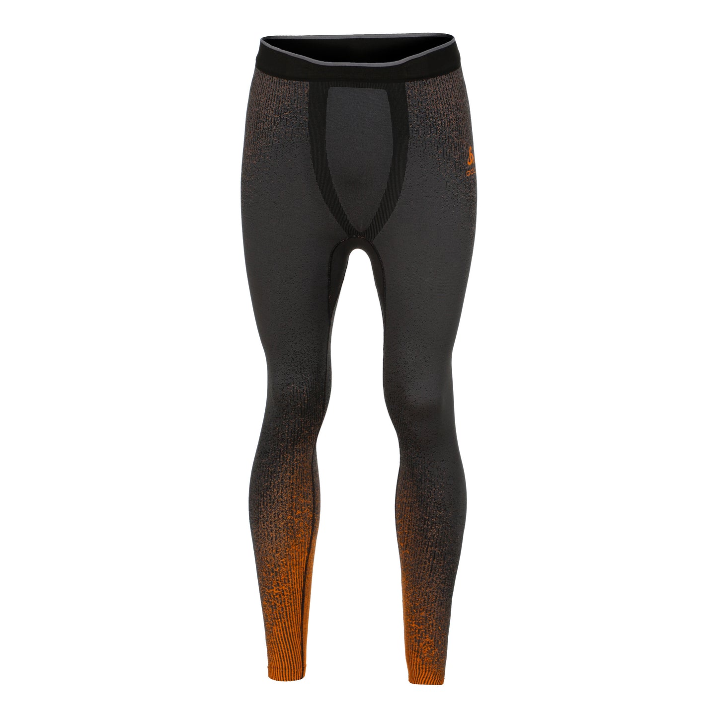 Odlo Blackcomb Eco Big Logo Bottom Long Collant tight Hommes - gris, orange