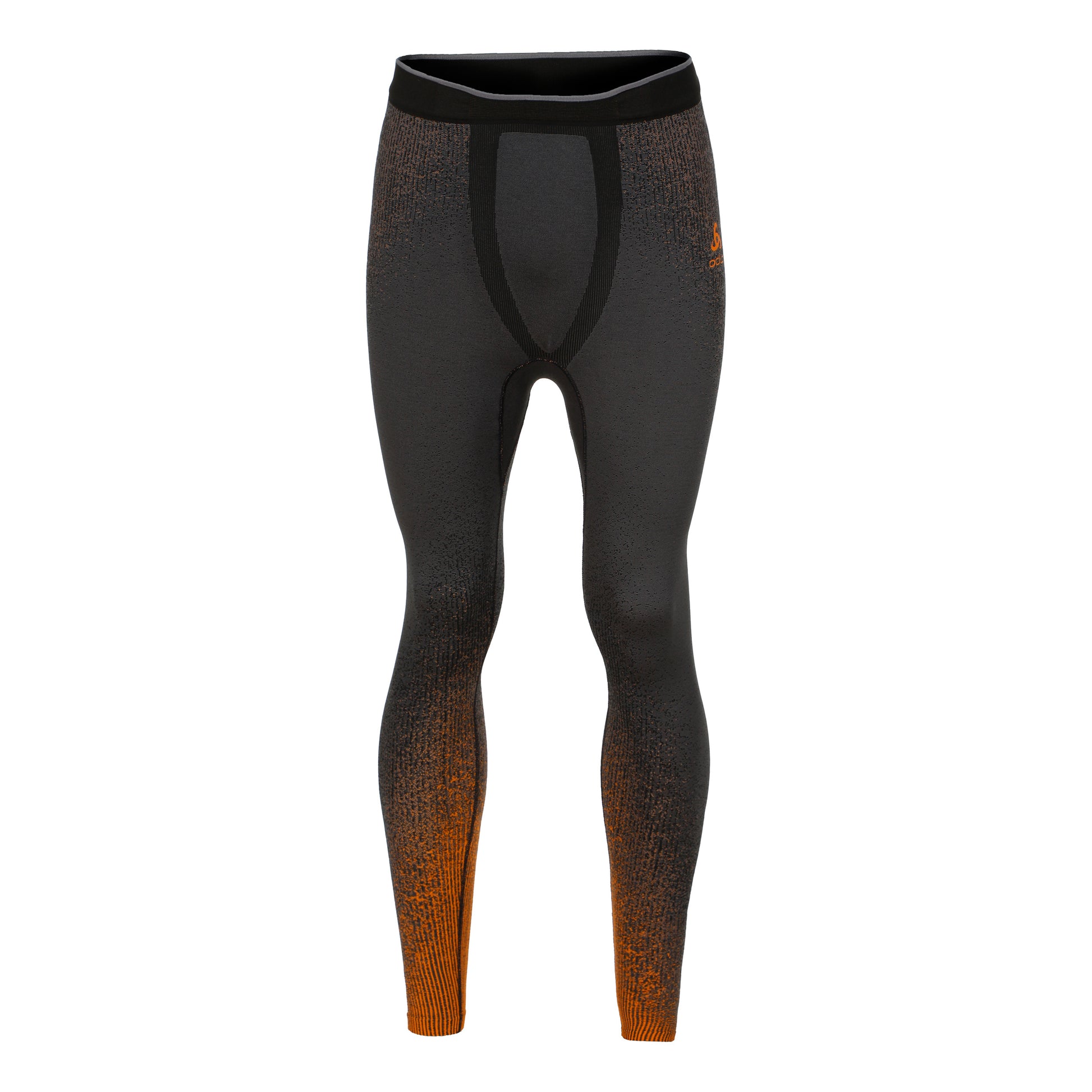 Odlo Blackcomb Eco Big Logo Bottom Long Collant tight Hommes - gris, orange