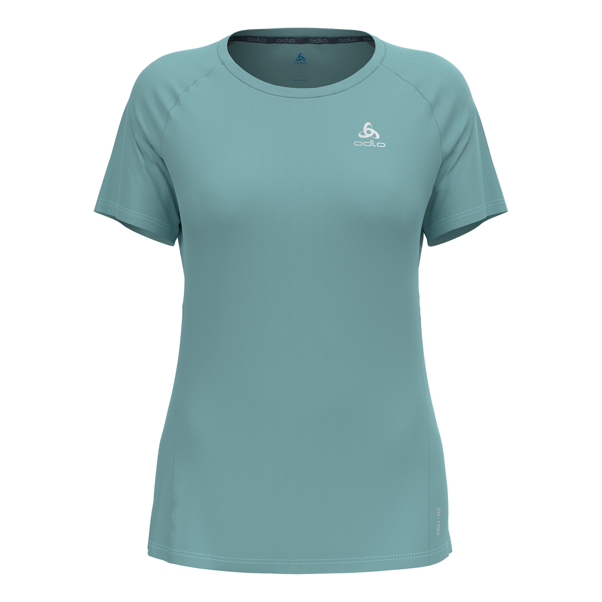 Odlo Essential Chill-Tec Crew Neck Maillot de course Femmes - turquoise,
