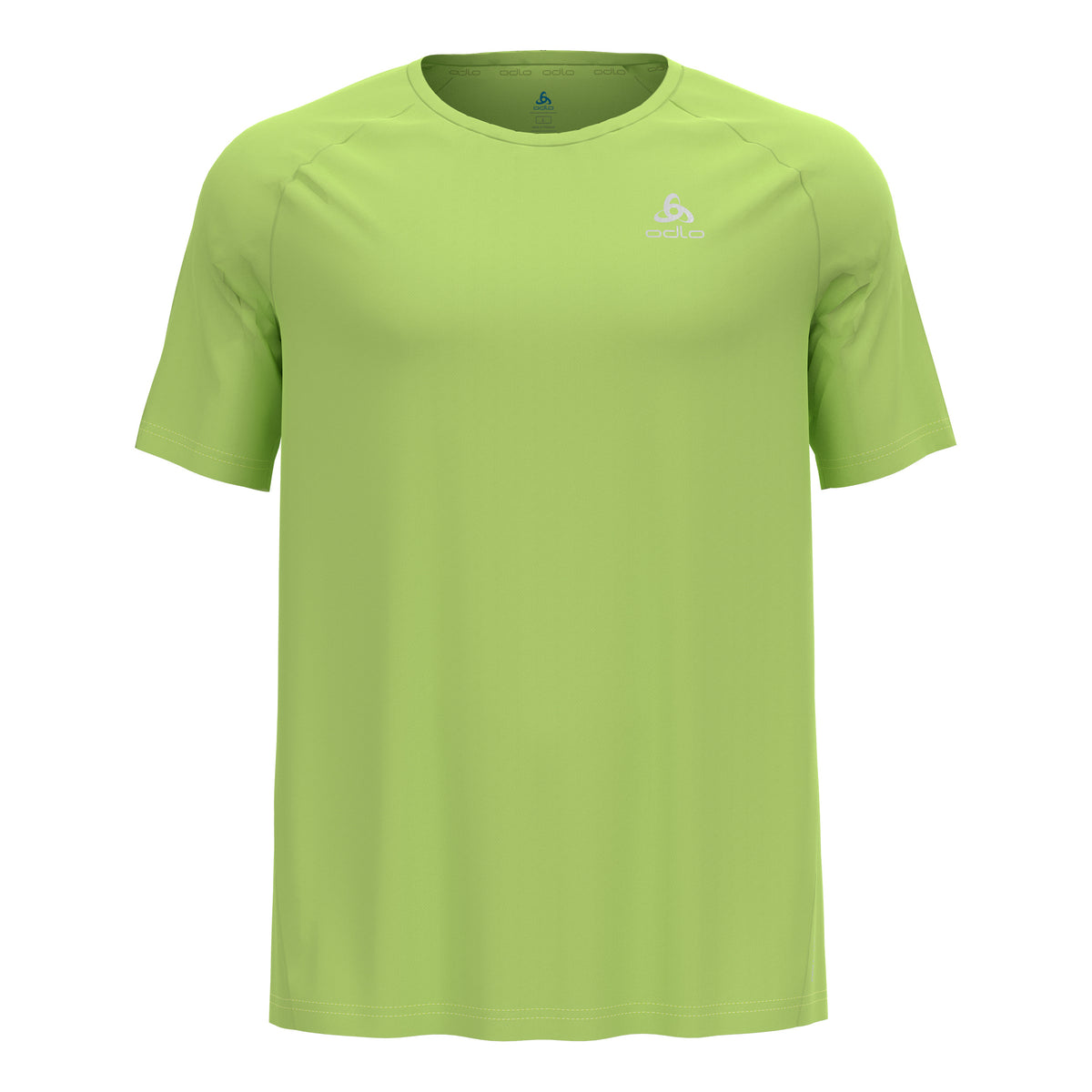 Odlo Essential Chill-Tec Crew Neck Maillot de course Hommes - vert clair,