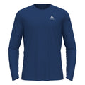 Zeroweight Chill-Tec Crew Neck Haut manches longues Hommes - bleu foncé,
