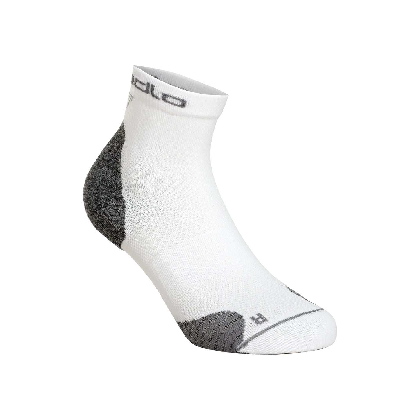 Odlo Ceramicool Run Quarter Chaussettes de running Unisex - blanc,