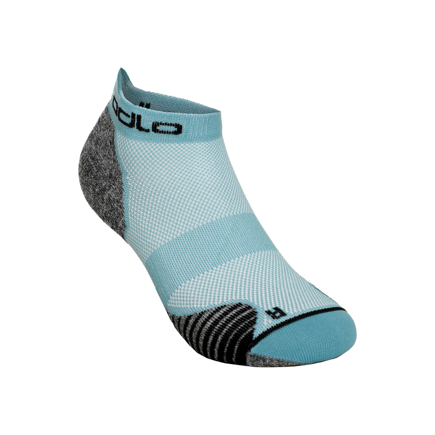 Odlo Ceramicool Short Chaussettes de running Unisex - bleu gris,