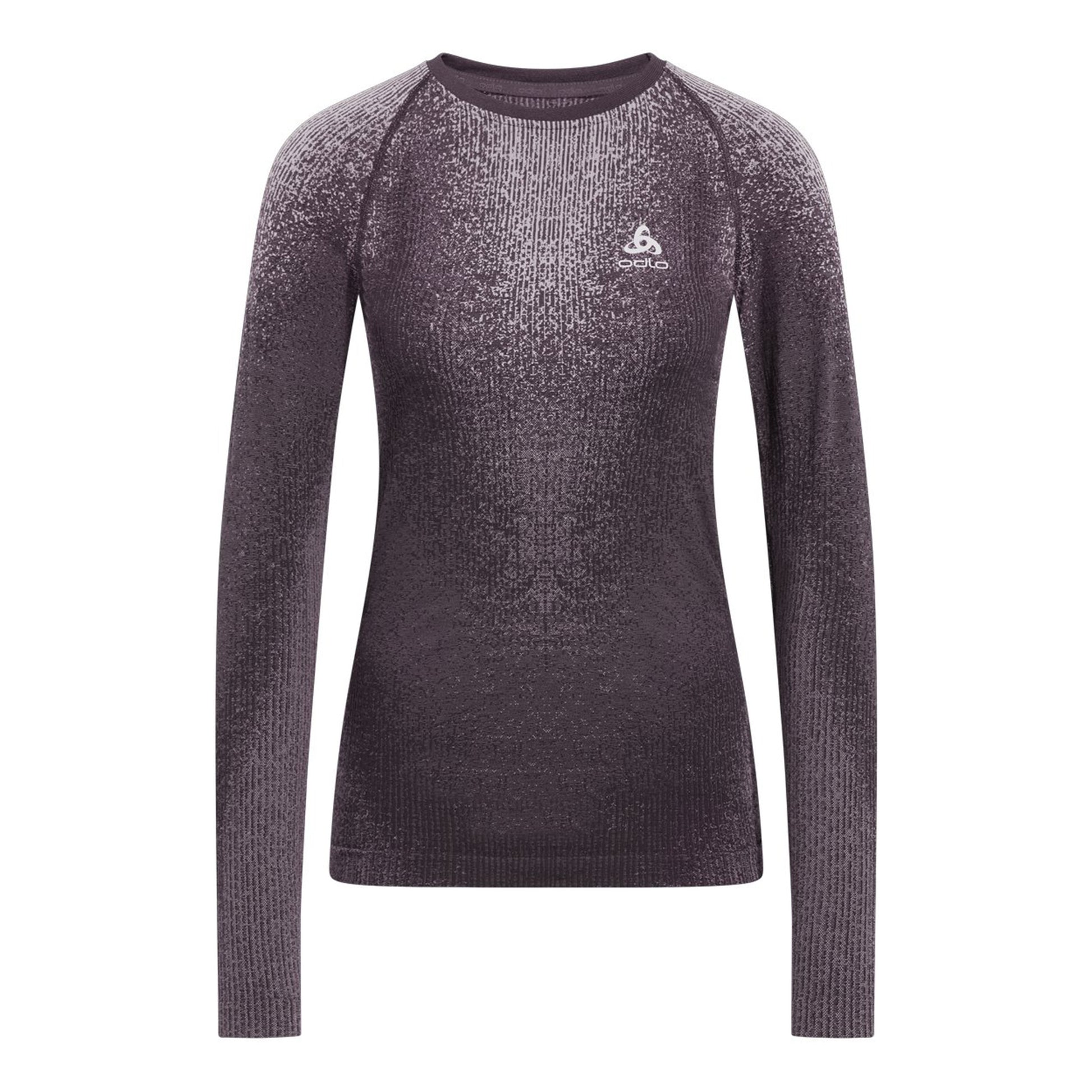 Odlo Performance Warm Blackcomb Crew Neck Maillot De Corps Femmes-Gris
