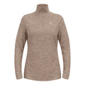 Essential Thermal Mid Layer 1/2 Zip Haut Manches Longues Femmes-Gris