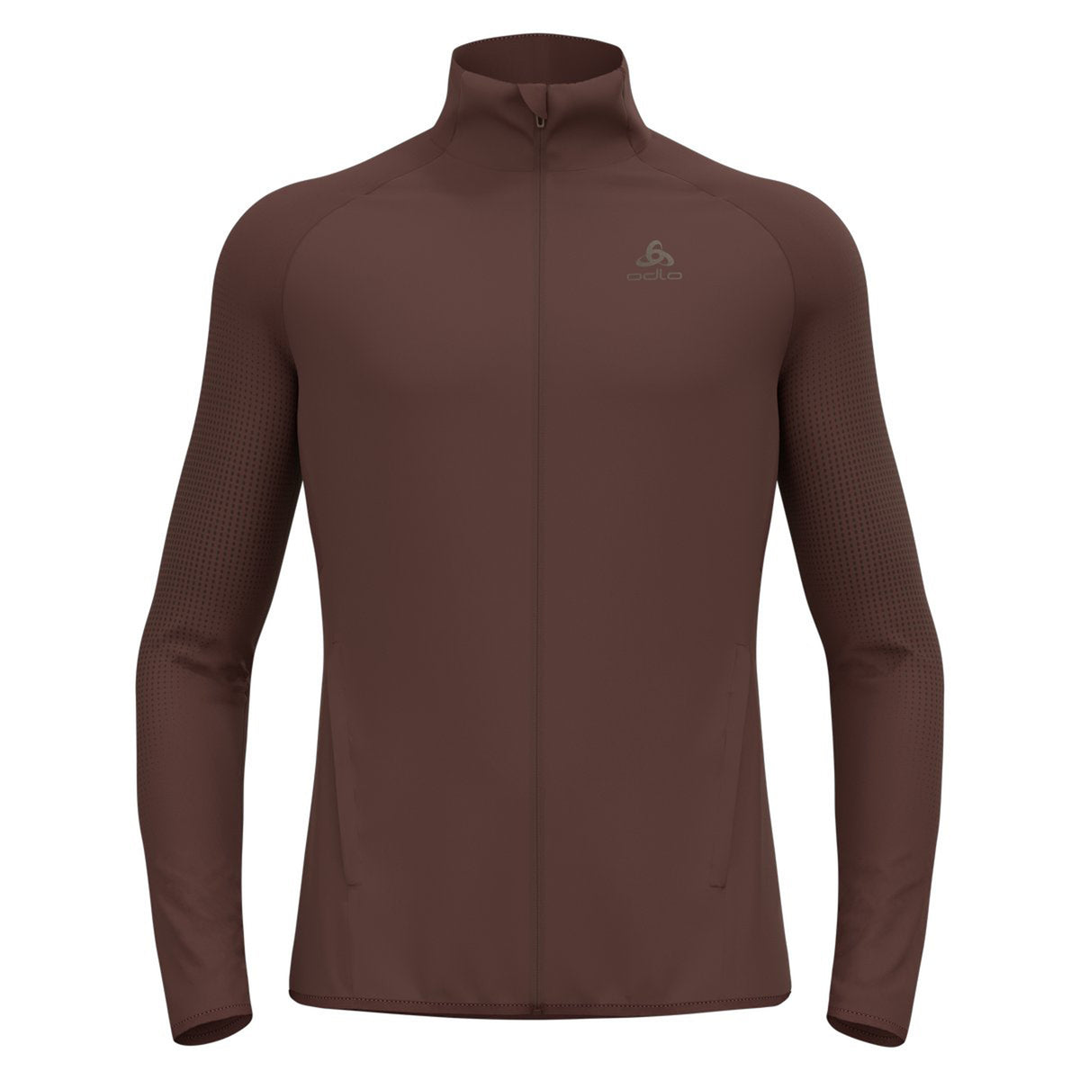 Odlo Zeroweight Warm Hybrid Veste Running Hommes-Marron