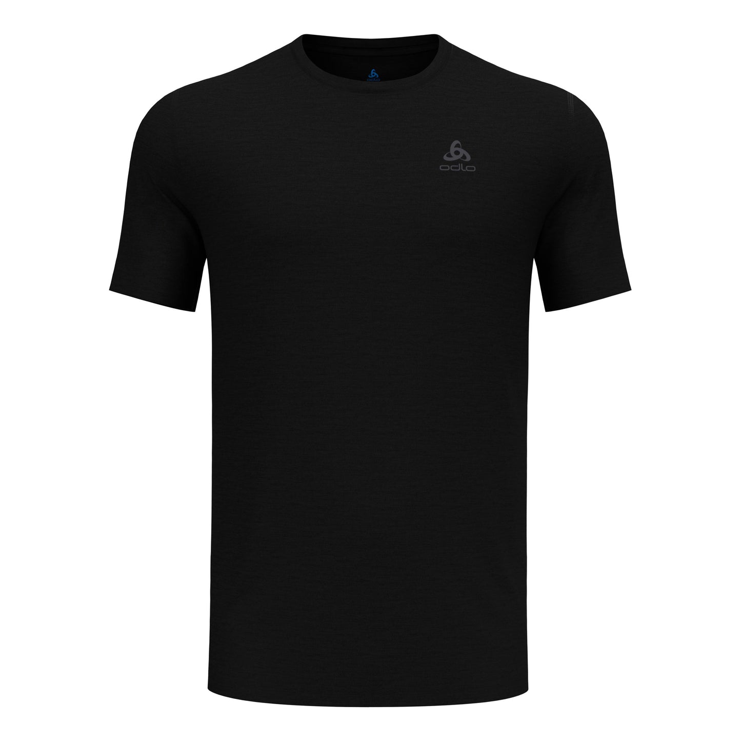 Odlo Crew Maillot De Course Hommes-Noir