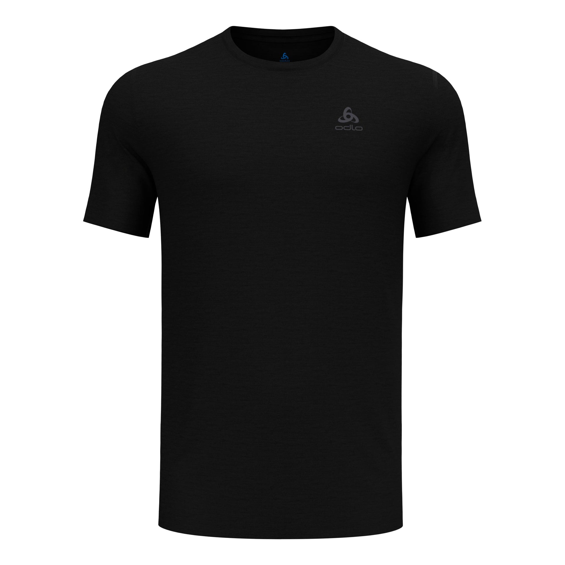 Odlo Crew Maillot De Course Hommes-Noir