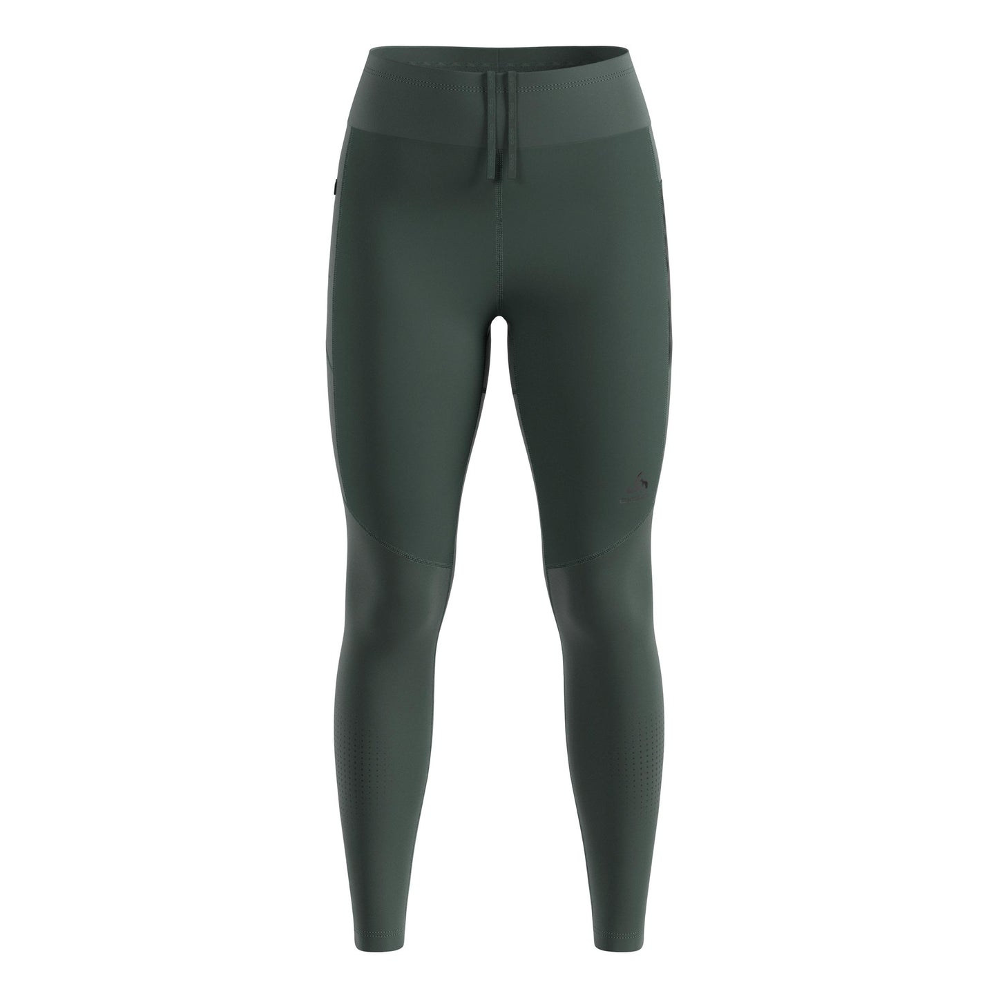 Odlo Zeroweight Warm Reflective Collant De Course Femmes-Vert Olive