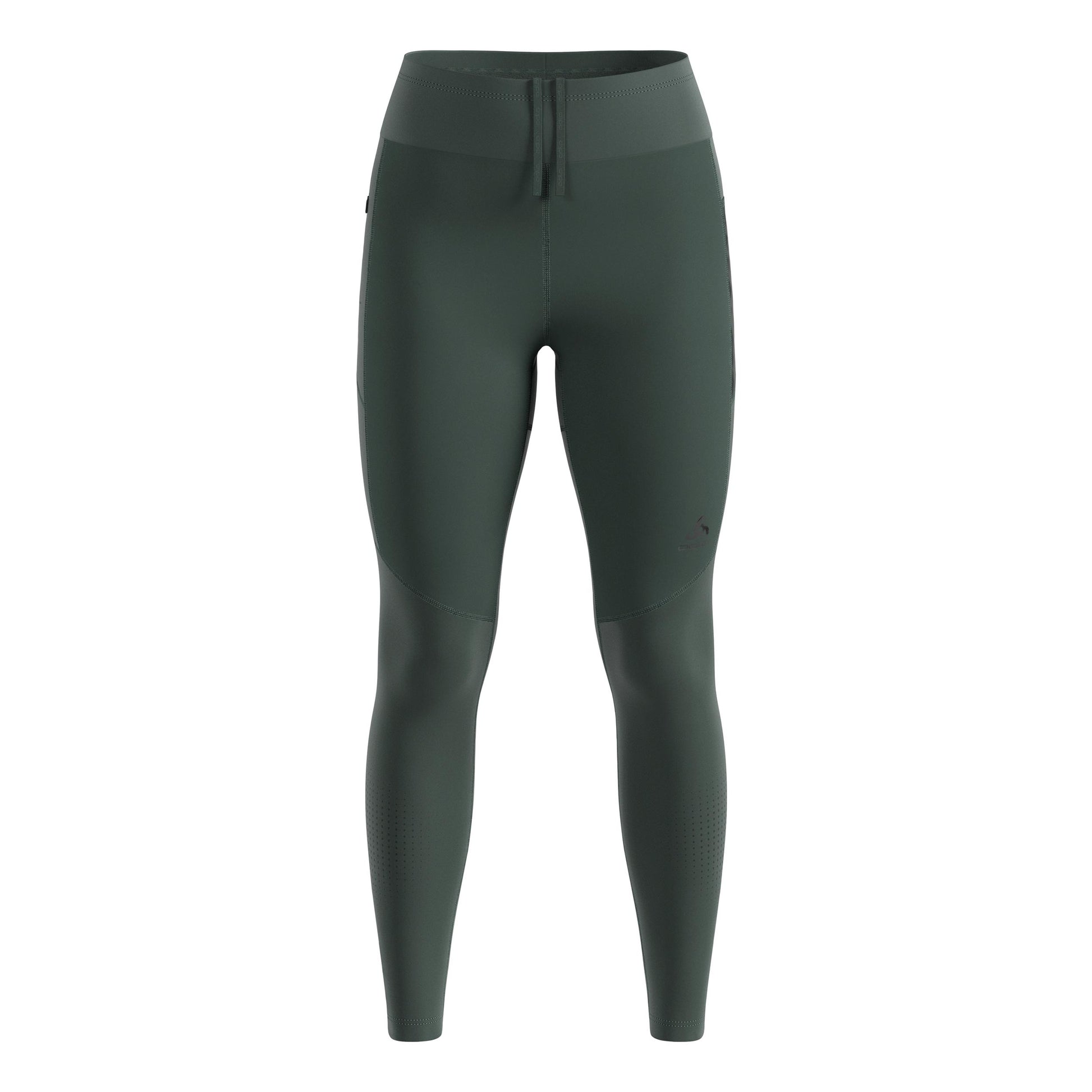 Odlo Zeroweight Warm Reflective Collant De Course Femmes-Vert Olive