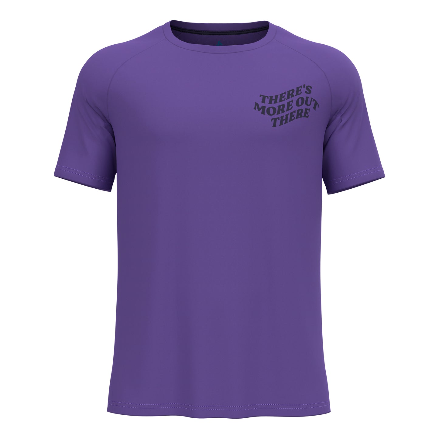 Odlo Essential Print Maillot De Course Hommes-Violet